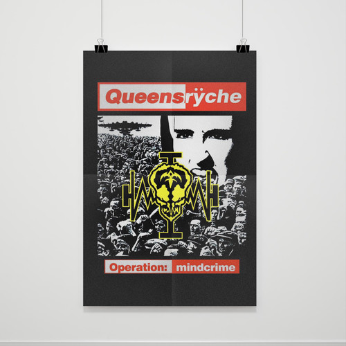 Queensryche Operation Mindcrime 88 Progressive Metal Savatage Wallpaper Poster