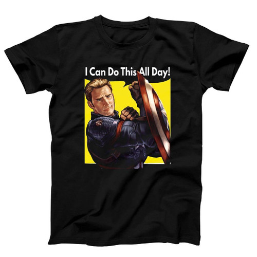 Captain I Can Do This All Day Man's T-Shirt Tee