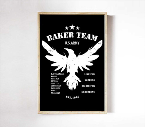 Rambo Baker Team Logo Poster