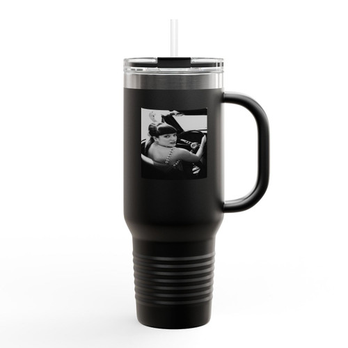 Lily Allen I Never Meant Insulated Travel Mug Lily Allen I Never Meant Insulated Travel Mug