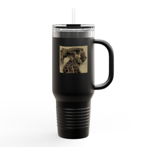Lion Zion Bob Marley Ganja Marijuana Weed Insulated Travel Mug Lion Zion Bob Marley Ganja Marijuana Weed Insulated Travel Mug