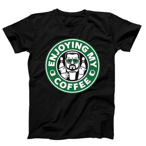 Enjoying My Coffee Man's T-Shirt Tee