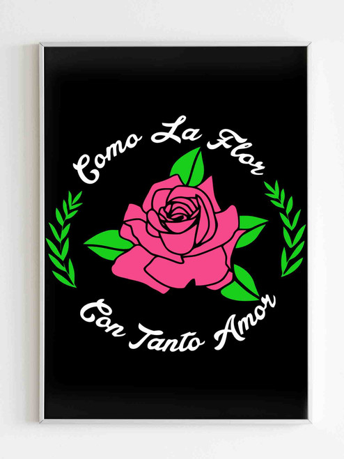 Selena Quintanilla Como La Flor Con Tanto Amor Wallpaper Poster