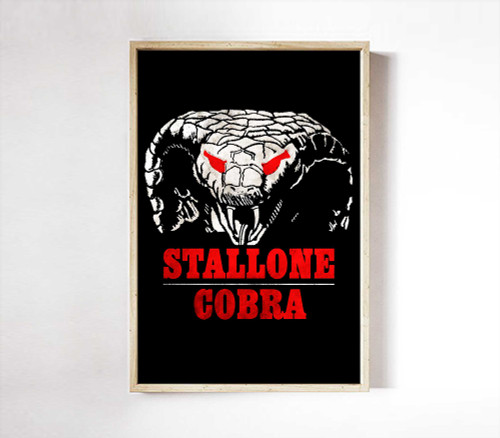 Stallone Cobra Classic Poster