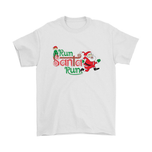 Run Santa Run Man's T-Shirt Tee