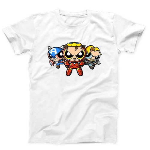 The Powerpuff Avengers Man's T-Shirt Tee