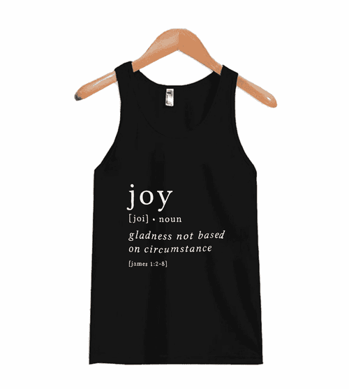Joy Well Man's Tank Top Joy Well Man's Tank Top