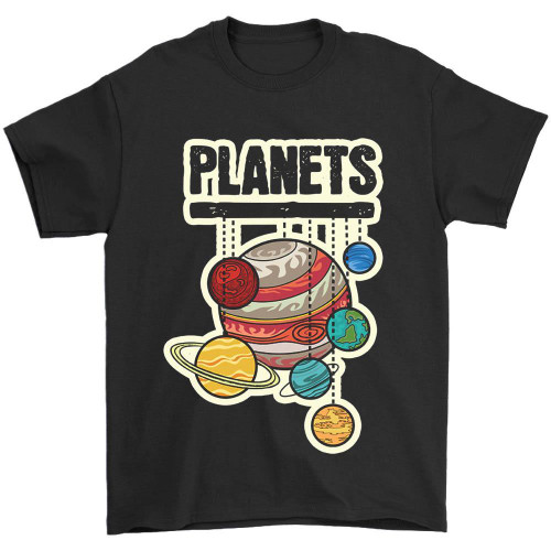 Planets Man's T-Shirt Tee