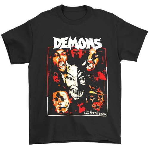 Demons Movie Retro Man's T-Shirt Tee