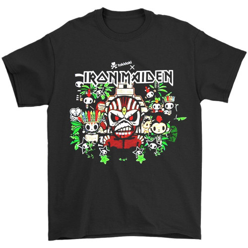 Iron Maiden Tokidoki Book Of Souls Man's T-Shirt Tee