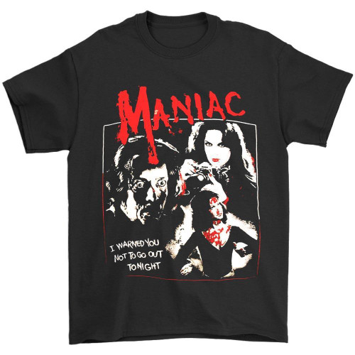 Maniac Movie Retro Man's T-Shirt Tee