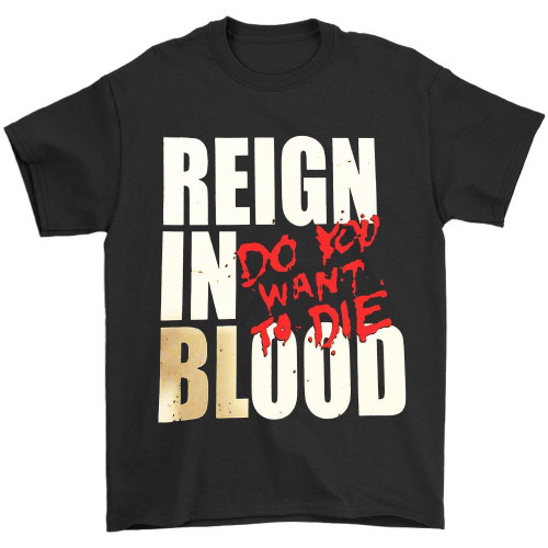 Slayer Reign In Blood Tour Reign In Blood Man's T-Shirt Tee