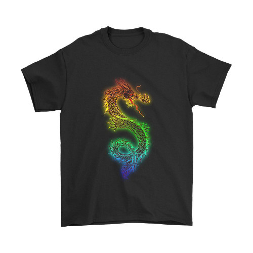 Dragon Chinese Color Man's T-Shirt Tee