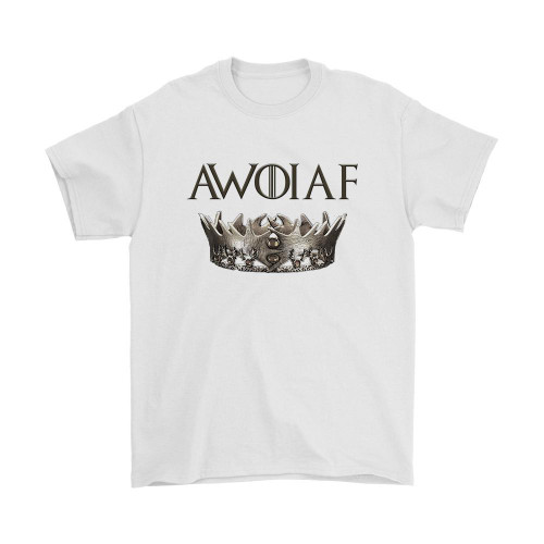 Game Of Thrones Throne Crown Awoiaf Man's T-Shirt Tee