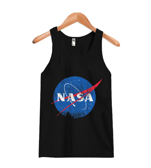 Distressed Nasa Man's Tank Top