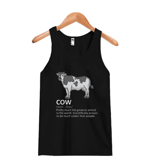 Cow Funny Definition Man's Tank Top