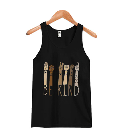 Be Kind Sign Language Man's Tank Top