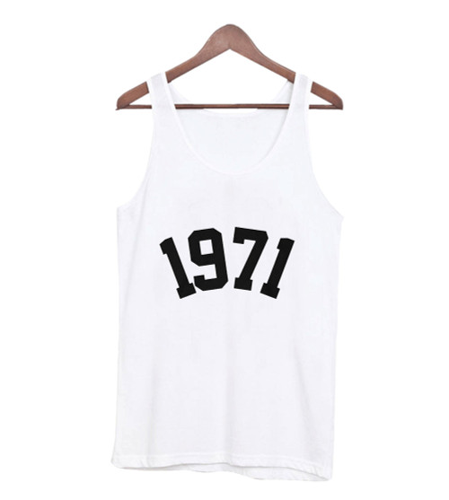 1971 Birthday Year Number Man's Tank Top