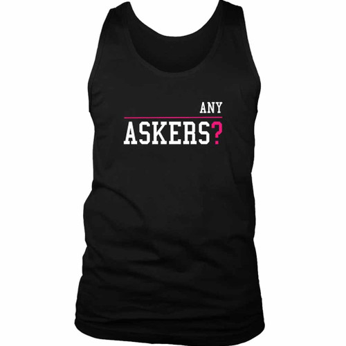 Any Askers Fold Man's Tank Top