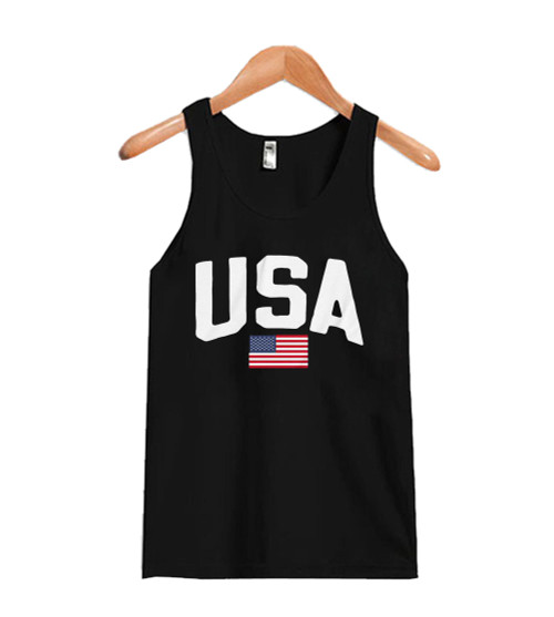 Usa Flag Man's Tank Top