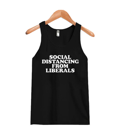 Social Distancing From Libe Man's Tank Top