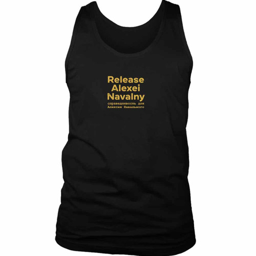 Free Alexei Navalny Rige Man's Tank Top