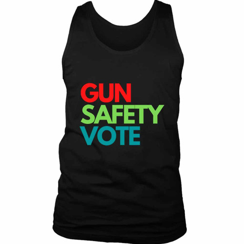 Gun Safety Vote Man's Tank Top