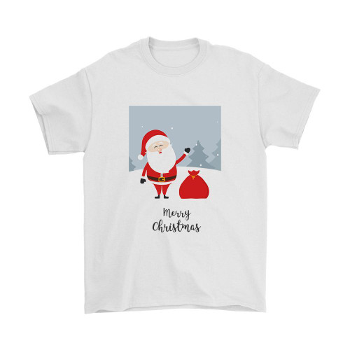 Santa Merry Christmas Man's T-Shirt Tee