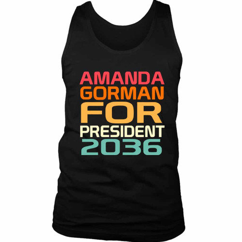 Amanda Gorman For President Love Man's Tank Top
