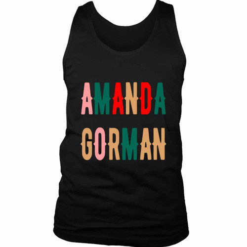 Amanda Gorman 2036 Inauguration 2021 Poet Poem Funny Man's Tank Top