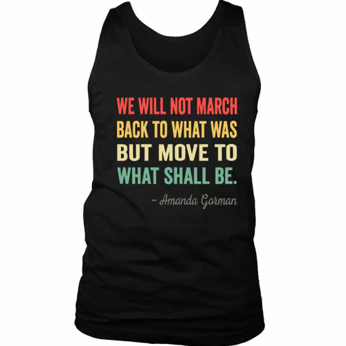 Amanda Gorman 2036 Inauguration 2021 Poet Poem Man's Tank Top