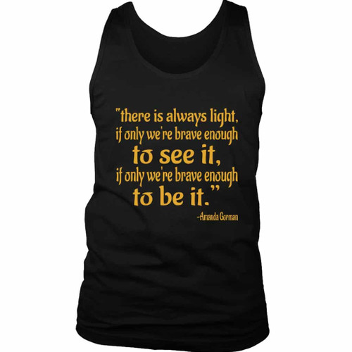 Amanda Gorman 2036 Inauguration 2021 Poem Pum Man's Tank Top