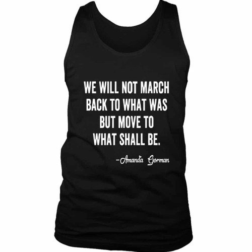 Amanda Gorman 2036 Inauguration 2021 Poem Love Man's Tank Top