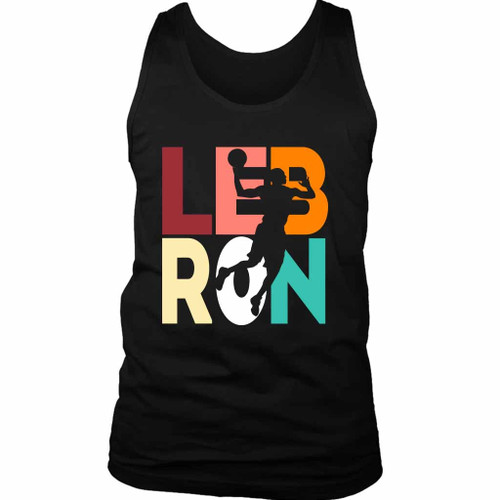 Lebron James Dunking Lakers Man's Tank Top