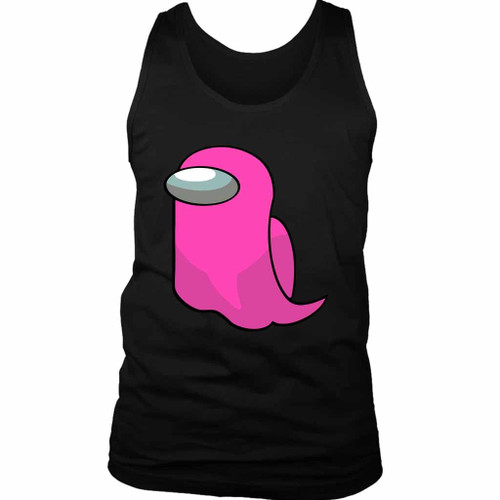 Among Us Ghost Pink Man's Tank Top