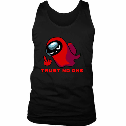 Among Us Crewmate Trust No One Among Us Game Man's Tank Top