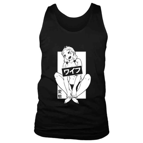 Welcome Senpai Hentai Ahegao Parody Man's Tank Top