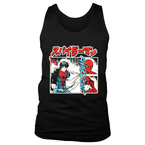 Spiderman The Manga Man's Tank Top
