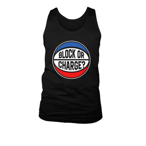 Block Or Charger Man's Tank Top