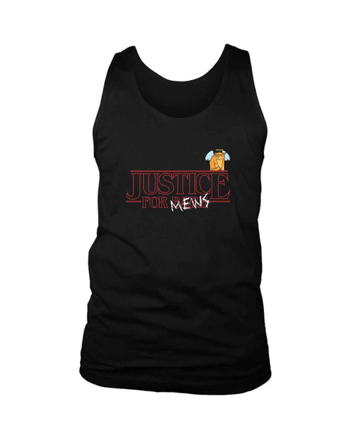 Stranger Things Justic For Mews Man's Tank Top
