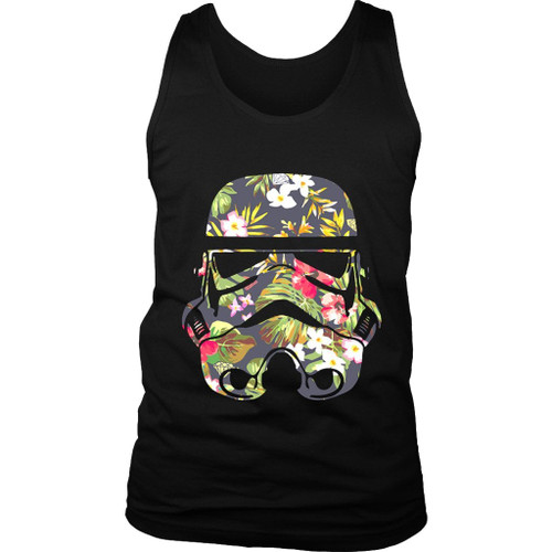 Star Wars Tropical Stormtrooper Floral Man's Tank Top