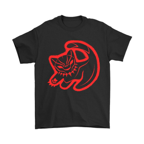 The Panther King Red Power Man's T-Shirt Tee