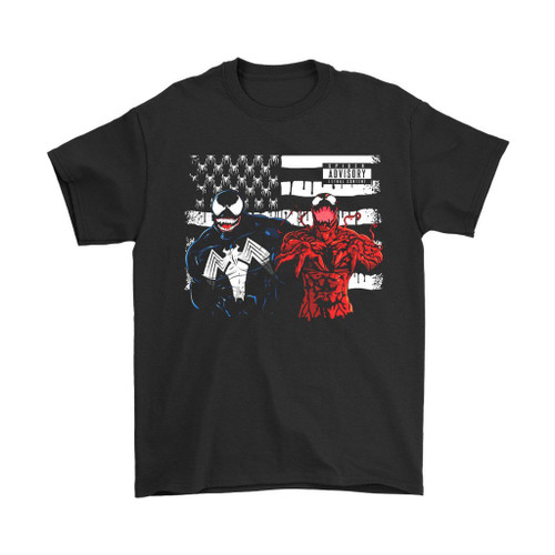 Venom And Spiderman Symbiote Man's T-Shirt Tee