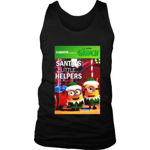 Minions The Santa Little Helpers Man's Tank Top