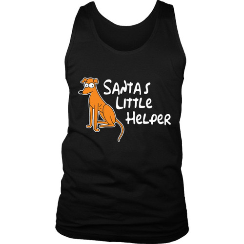 Santa Little Helper Man's Tank Top