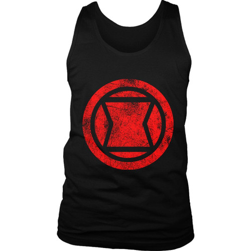 Blavk Widow Logo Grunge Man's Tank Top