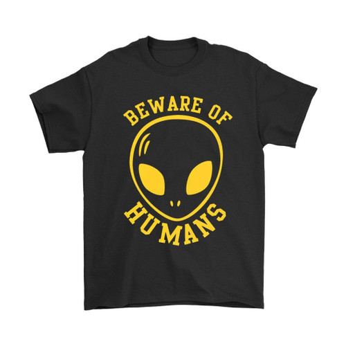 Beware Of Humans Man's T-Shirt Tee