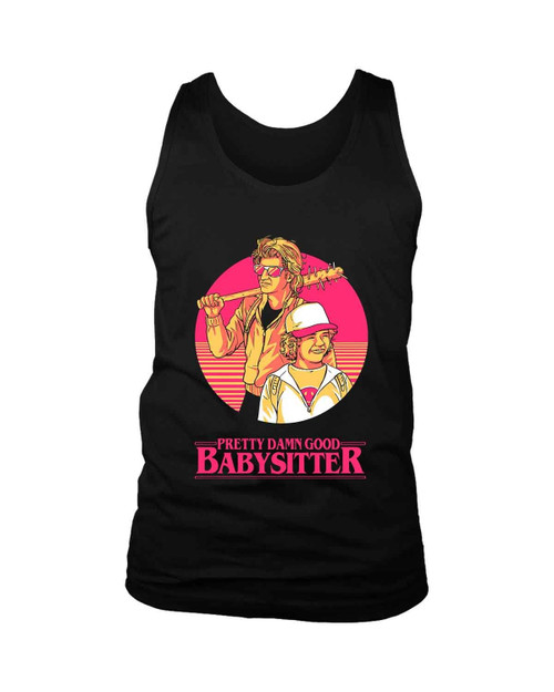 Pretty Damn Good Babysitter Man's Tank Top