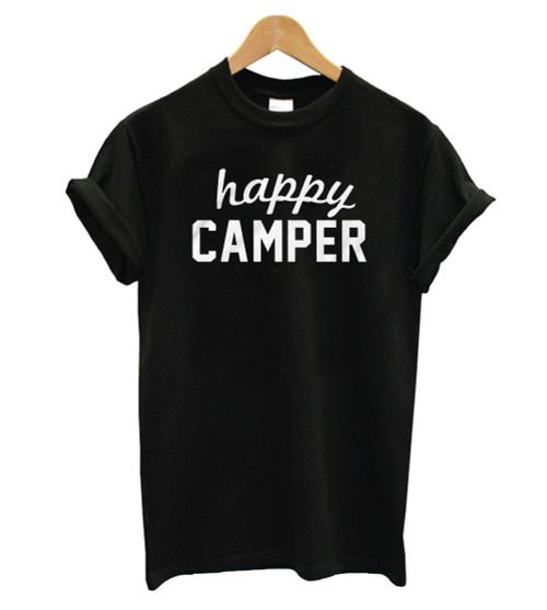 Happy Camper Quote Man's T-Shirt Tee