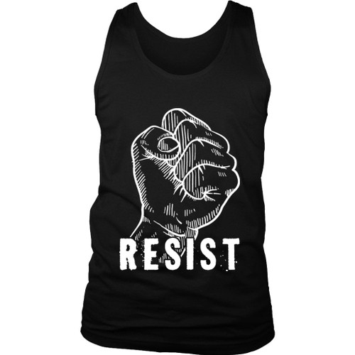 Resist Clenched Hand Man's Tank Top